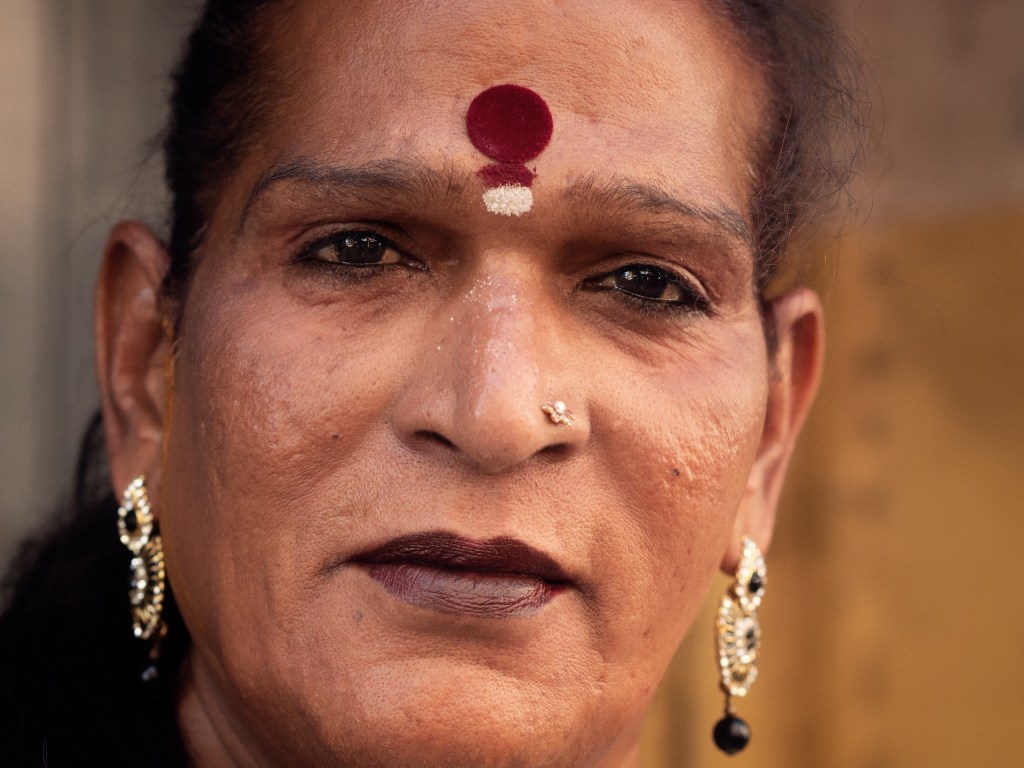 Diane is ready for her day blessing the local community in Bangalore.